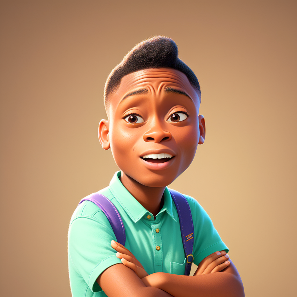 Cartoon  of Omowumi Akindehinde (Techgød)